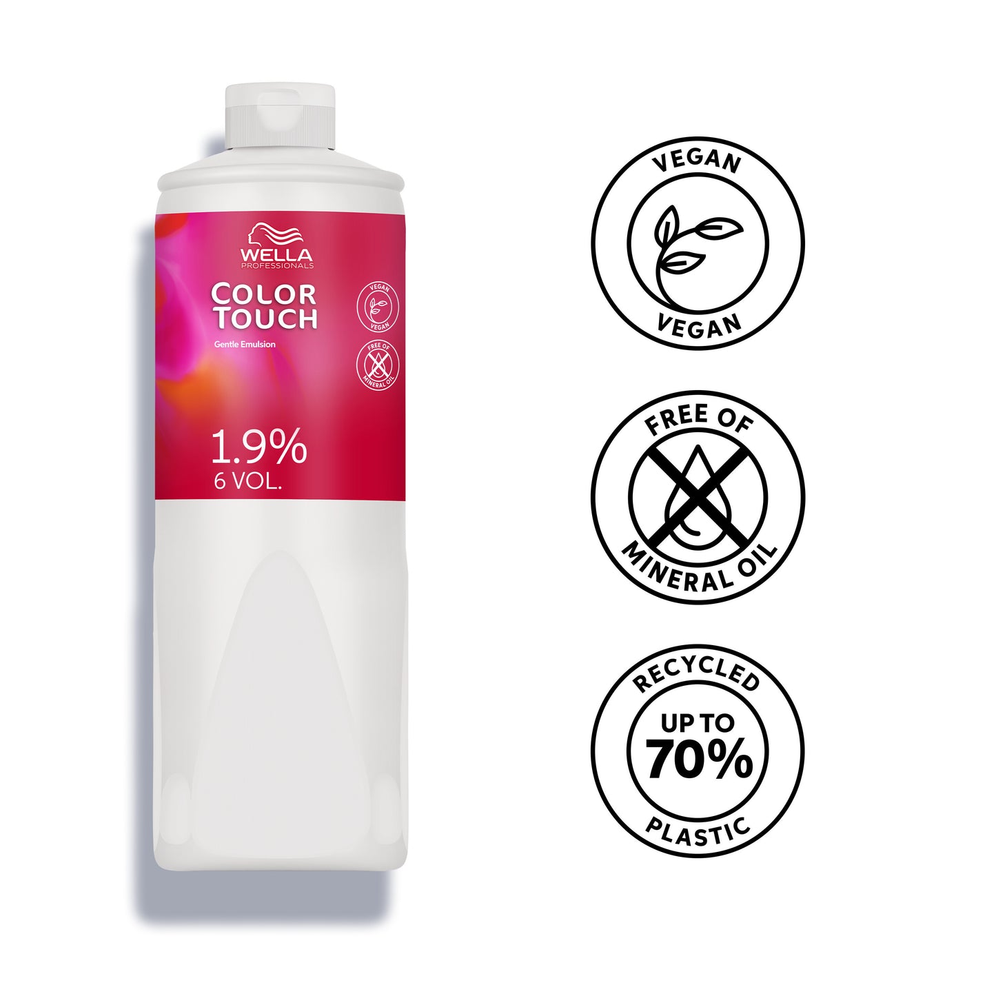 Wella Professionals oksidacinė emulsija Color Touch 1.9%, 1000ml
