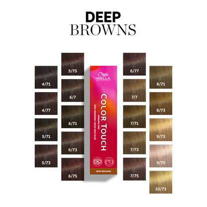 Wella Professionals plaukų dažai Color Touch Deep Browns, 60 ml