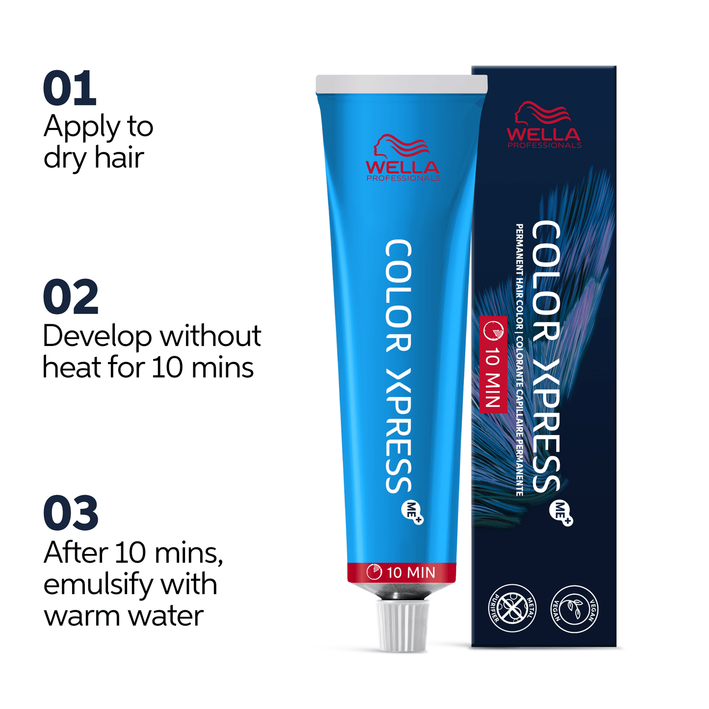 Wella Professionals COLOR XPRESS ME+ 10 MIN plaukų dažai, 60 ml