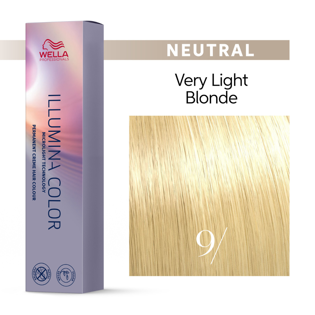 Wella Professionals plaukų dažai Illumina Color 9, 60ml